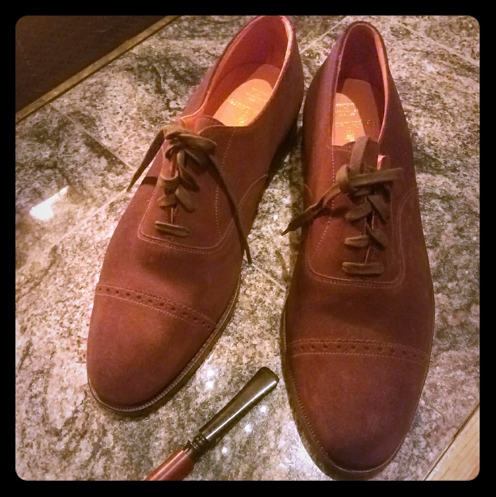 Ralph Lauren Suede Oxford